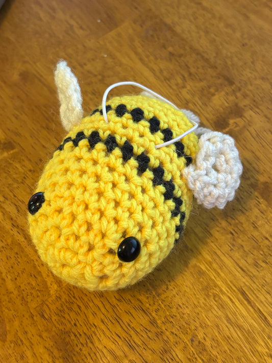 Bee-Freshie Crocheted Bee