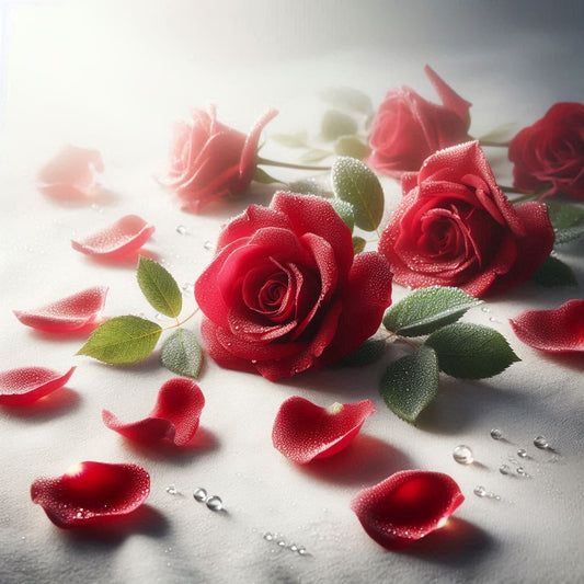 Rose Petals Container Candle