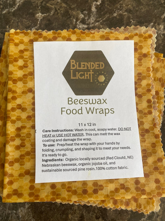 Beeswax Food Wraps 11x12”