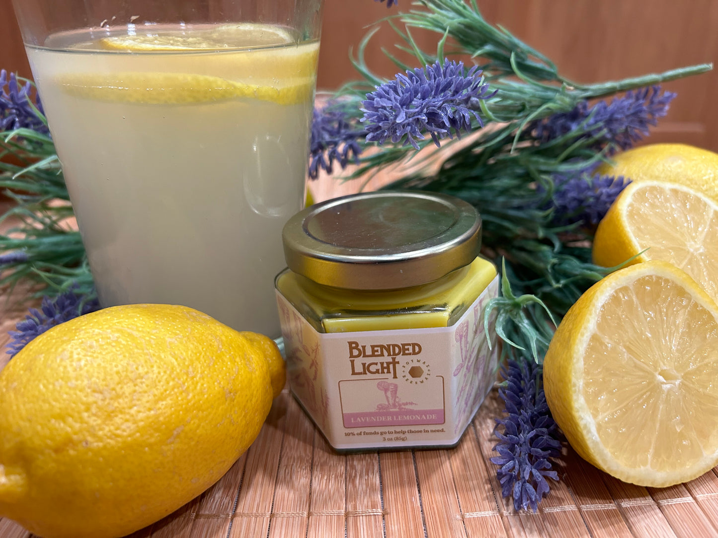 Lavender Lemonade Container Candle