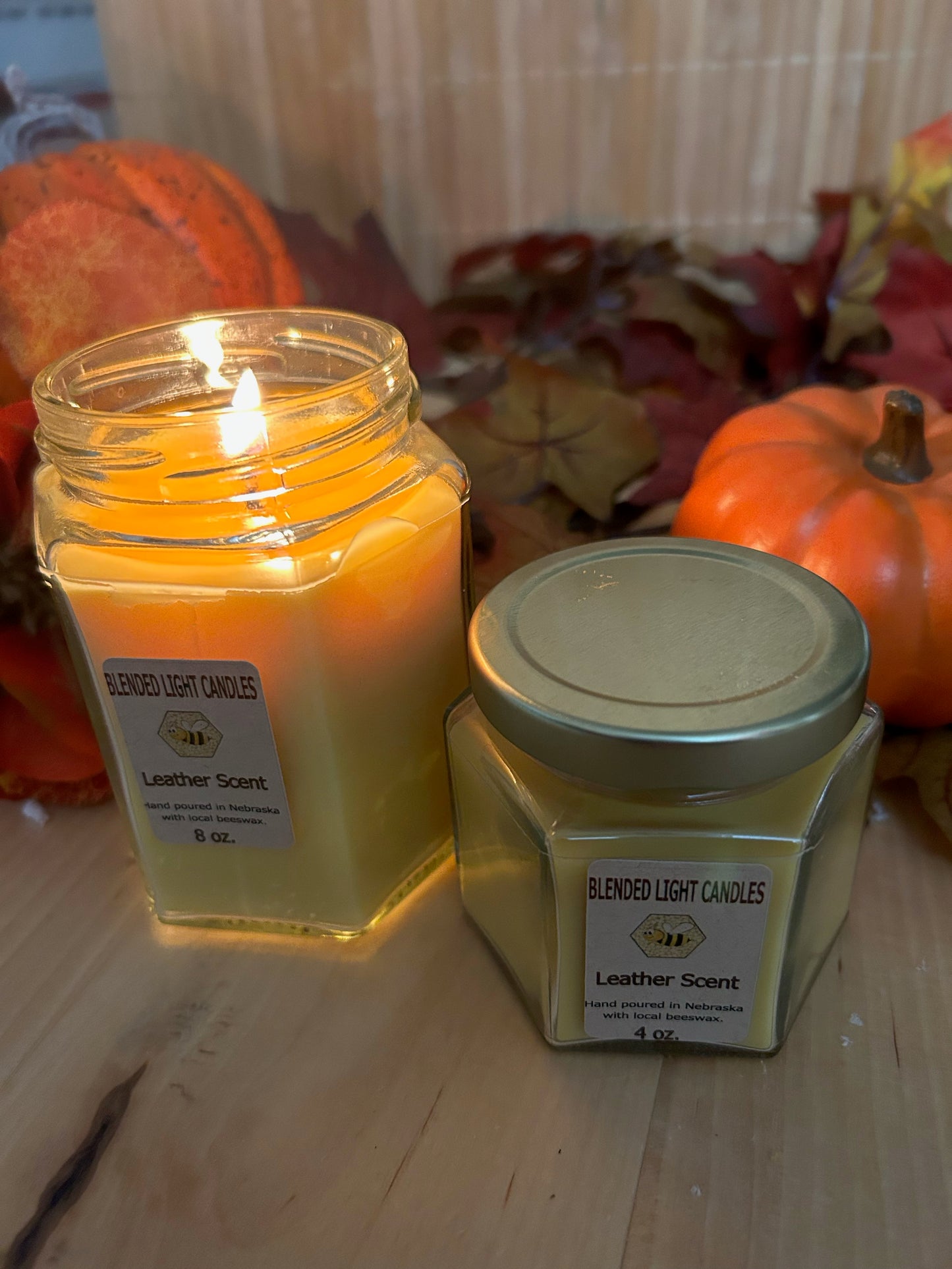 Take a trip back to pioneer days in the fall with this leather scent.